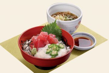 まぐろ山かけ丼セット