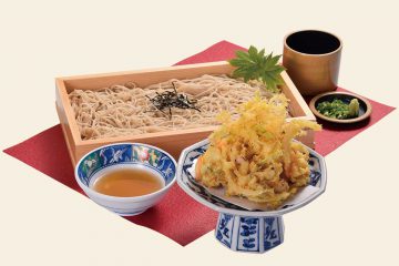 旬の海鮮かき揚げ天ざるそば・うどん